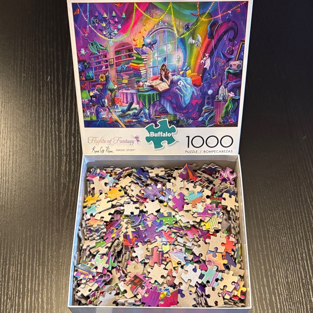 Buffalo Games 1000-Piece Puzzle - Flights of Fantasy Magic Study